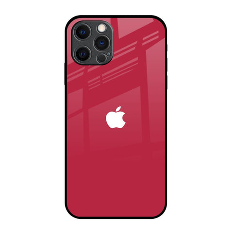 Solo Maroon iPhone 12 Pro Max Glass Back Cover Online