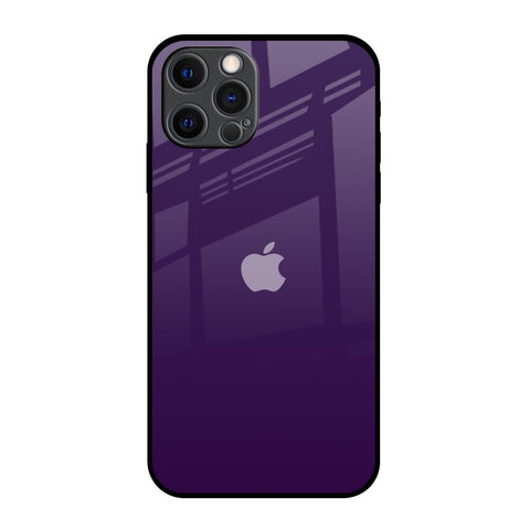 Dark Purple iPhone 12 Pro Max Glass Back Cover Online