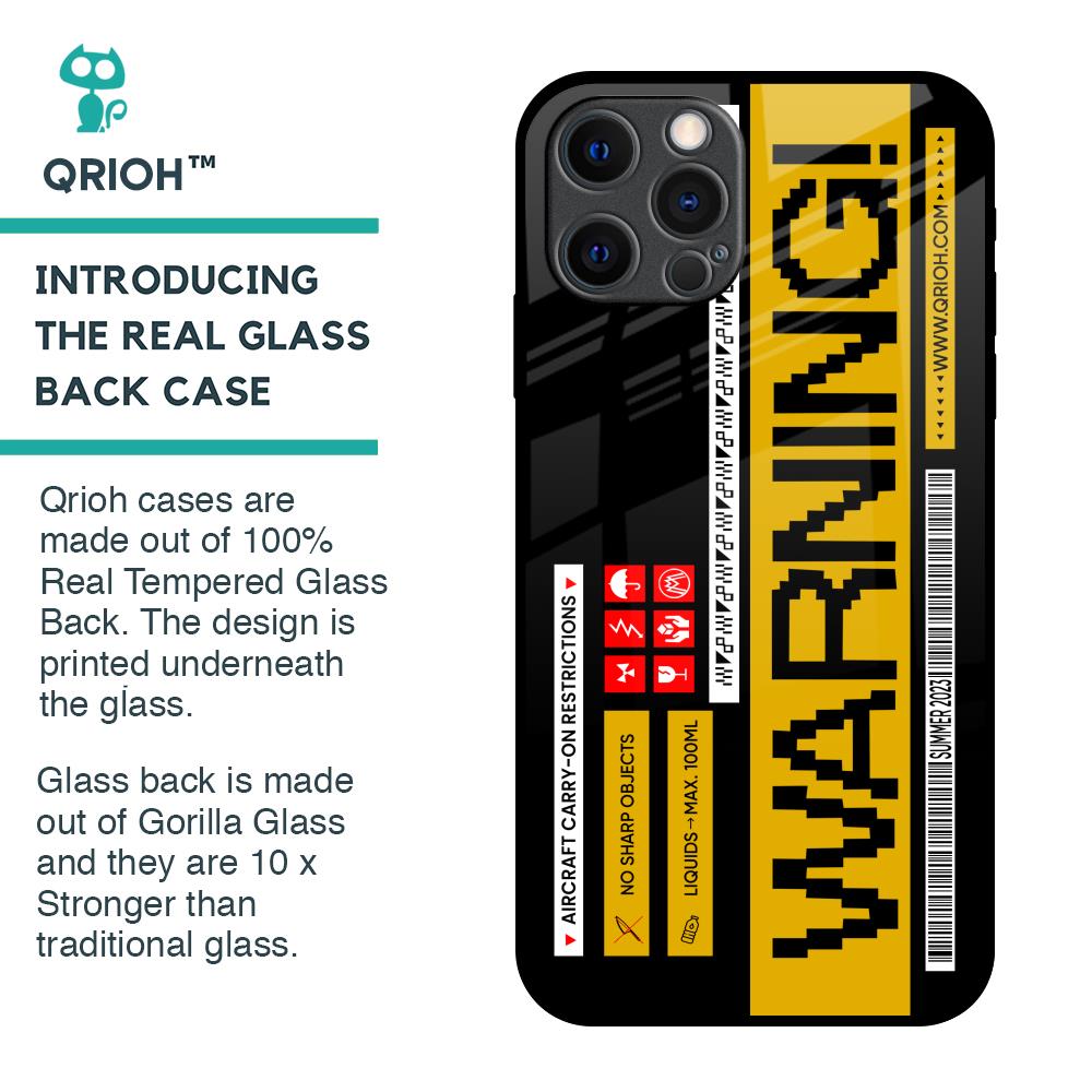 Aircraft Warning Glass Case for iPhone 12 Pro Max