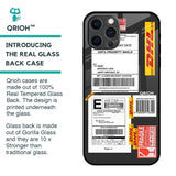 Cool Barcode Label Glass Case For iPhone 12 Pro Max