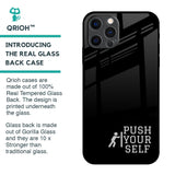Push Your Self Glass Case for iPhone 12 Pro Max