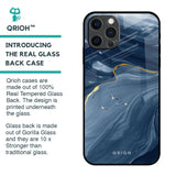 Deep Ocean Marble Glass Case for iPhone 12 Pro Max