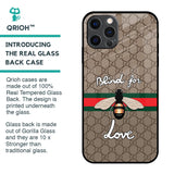 Blind For Love Glass Case for iPhone 12 Pro Max