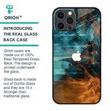 Golden Splash Glass Case for iPhone 12 Pro Max