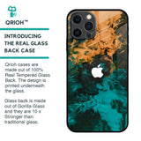 Watercolor Wave Glass Case for iPhone 12 Pro Max