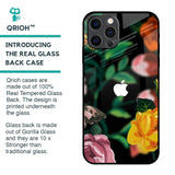 Flowers & Butterfly Glass Case for iPhone 12 Pro Max