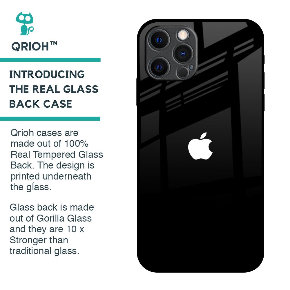 Jet Black Glass Case for iPhone 12 Pro Max