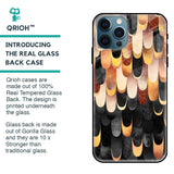 Bronze Abstract Glass Case for iPhone 12 Pro Max