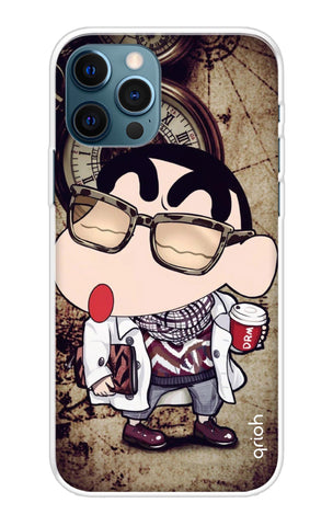 Nerdy Shinchan iPhone 12 Pro Max Back Cover