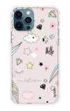 Unicorn Doodle iPhone 12 Pro Max Back Cover