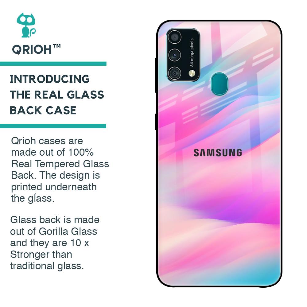Colorful Waves Glass case for Samsung Galaxy F41