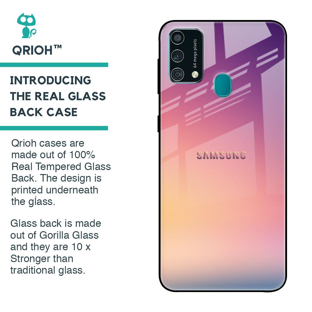 Lavender Purple Glass case for Samsung Galaxy F41