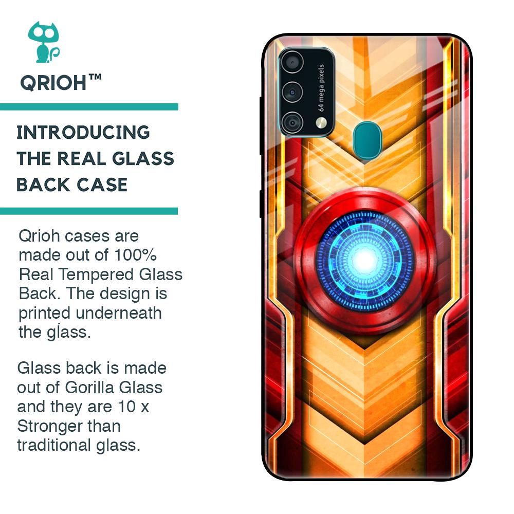 Arc Reactor Glass Case for Samsung Galaxy F41