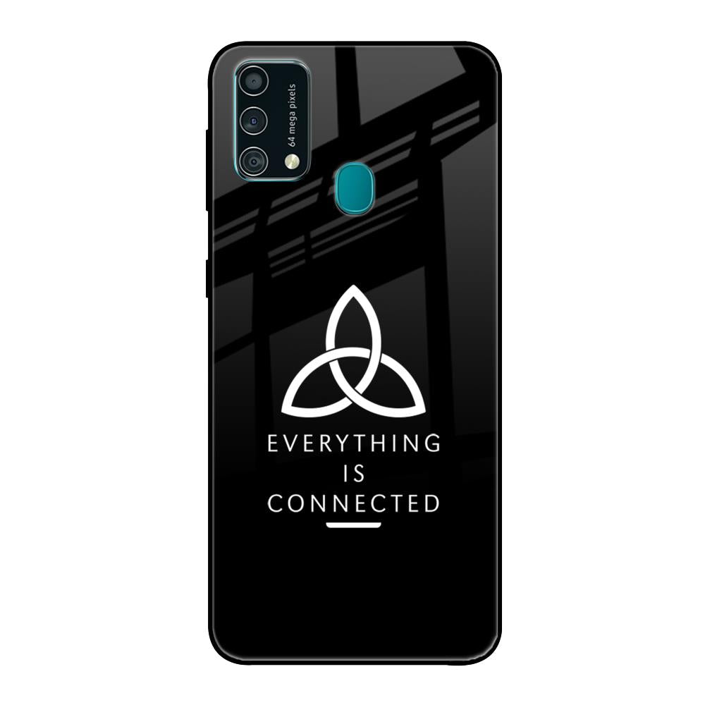 Everything Is Connected Samsung Galaxy F41 Glass Back Cover Online