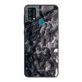 Cryptic Smoke Samsung Galaxy F41 Glass Back Cover Online