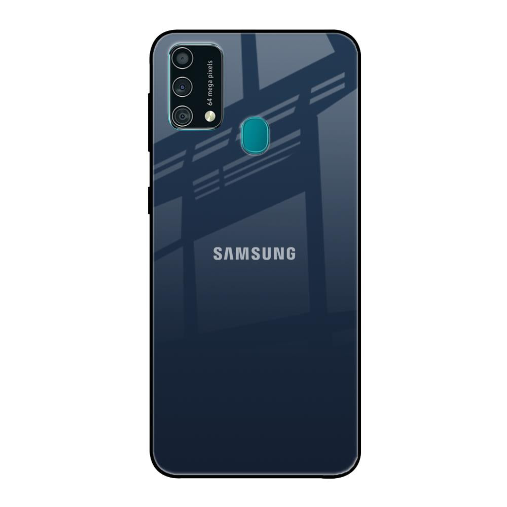 Overshadow Blue Samsung Galaxy F41 Glass Cases & Covers Online