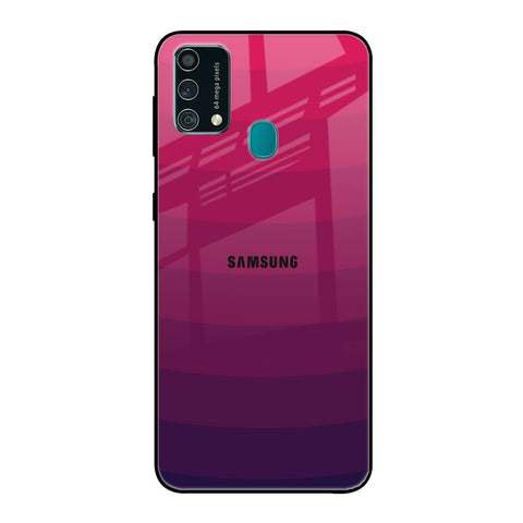 Wavy Pink Pattern Samsung Galaxy F41 Glass Back Cover Online
