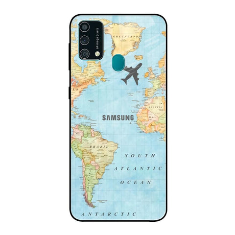 Fly Around The World Samsung Galaxy F41 Glass Back Cover Online