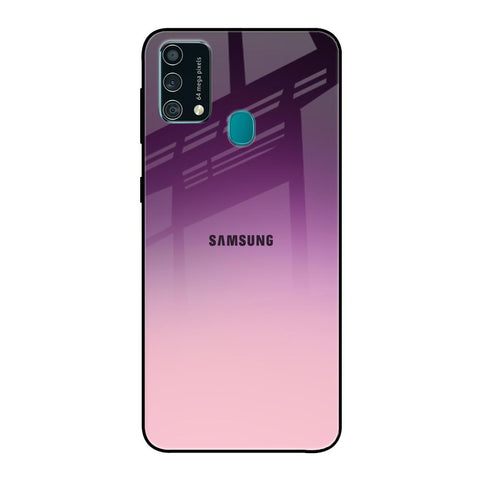 Purple Gradient Samsung Galaxy F41 Glass Back Cover Online