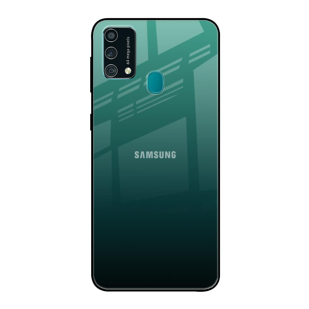Palm Green Samsung Galaxy F41 Glass Back Cover Online