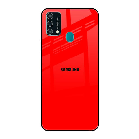 Blood Red Samsung Galaxy F41 Glass Back Cover Online