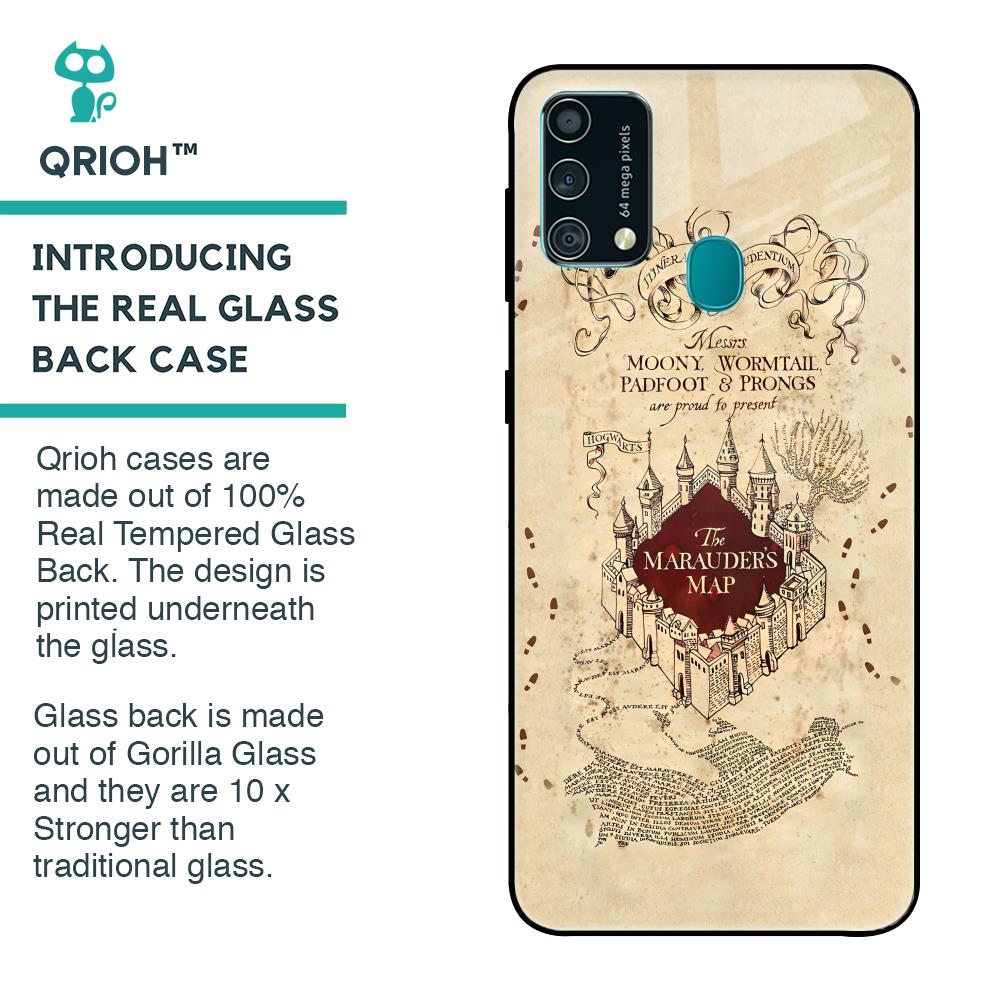Magical Map Glass Case for Samsung Galaxy F41