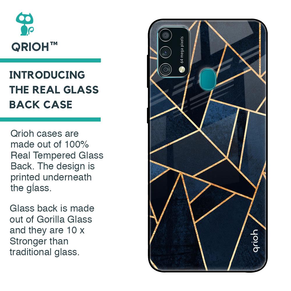 Abstract Tiles Glass case for Samsung Galaxy F41
