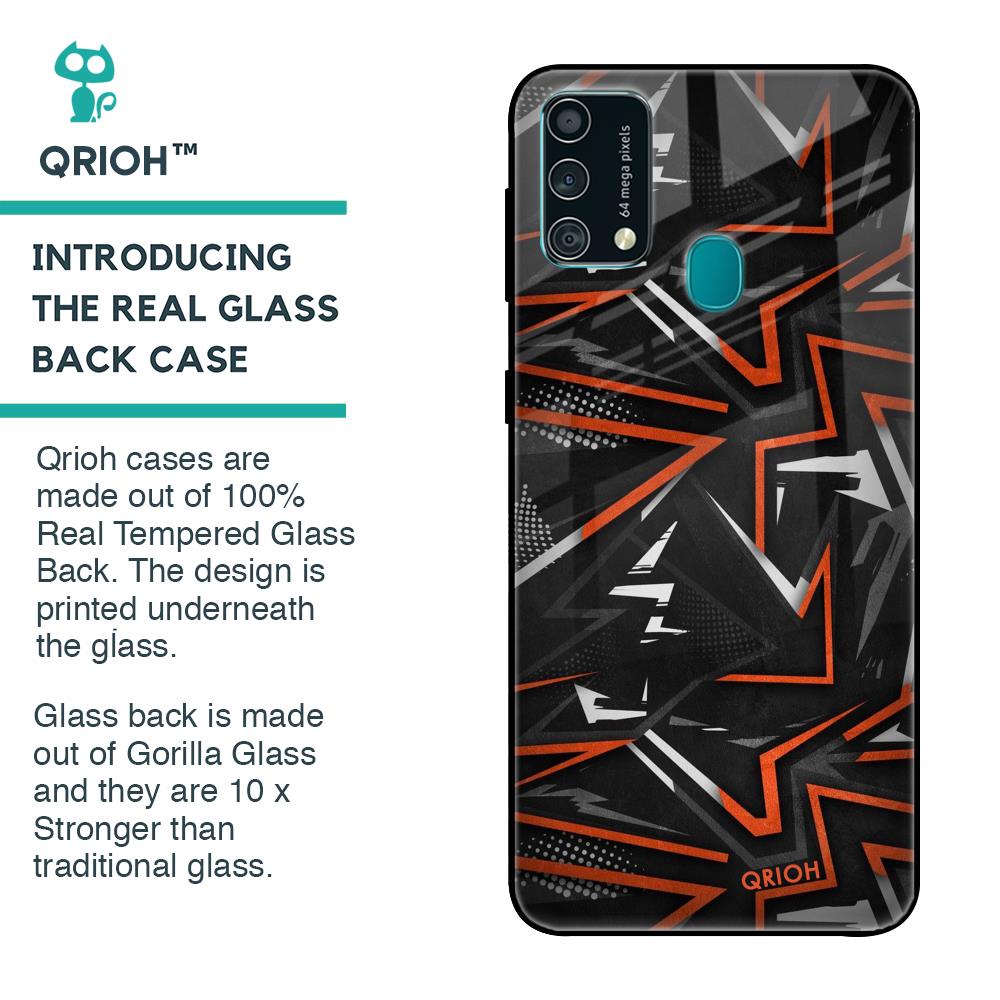 Vector Art Glass Case for Samsung Galaxy F41
