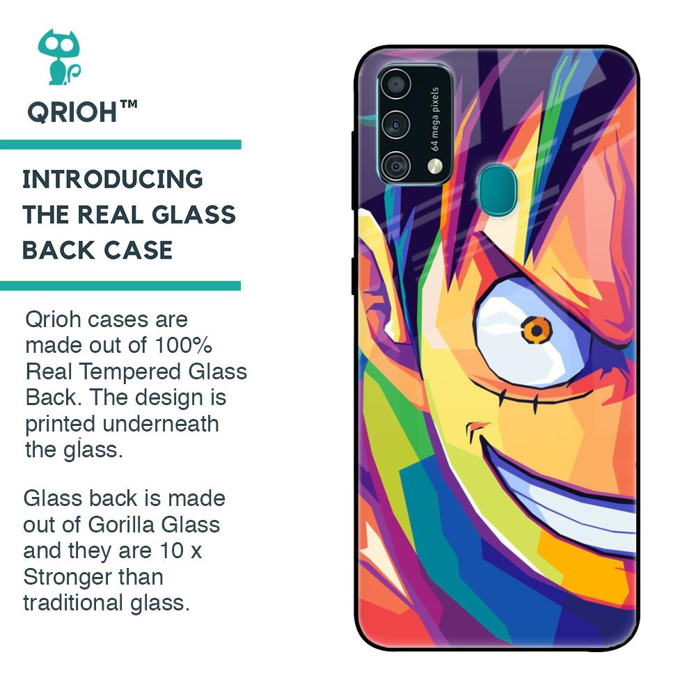 Monkey Wpap Pop Art Glass Case for Samsung Galaxy F41