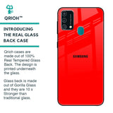 Blood Red Glass Case for Samsung Galaxy F41
