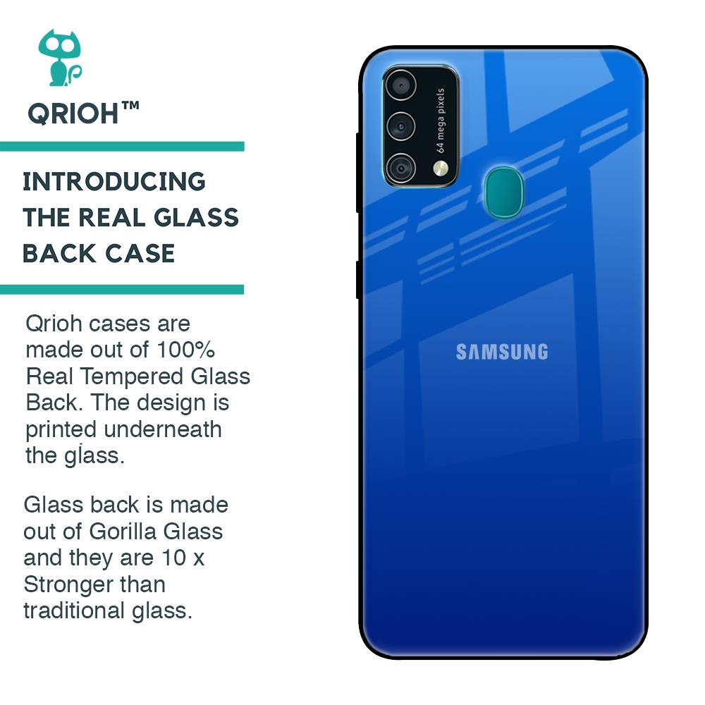 Egyptian Blue Glass Case for Samsung Galaxy F41
