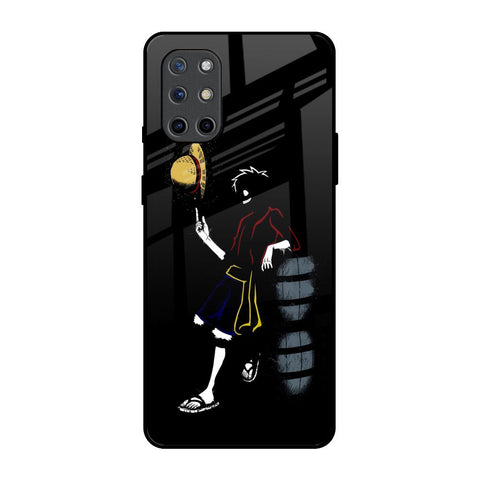 Luffy Line Art OnePlus 8T Glass Back Cover Online