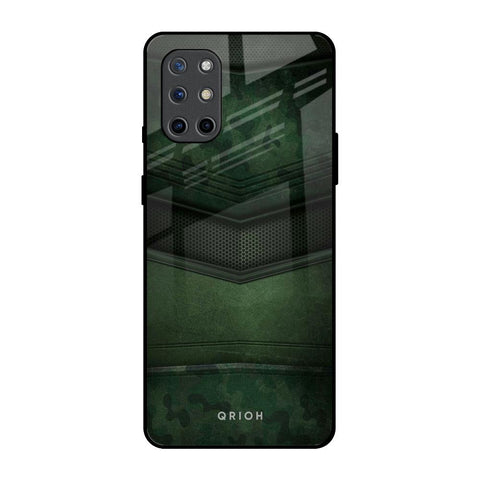 Green Leather OnePlus 8T Glass Back Cover Online