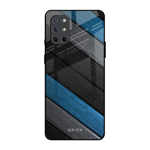 Multicolor Wooden Effect OnePlus 8T Glass Back Cover Online