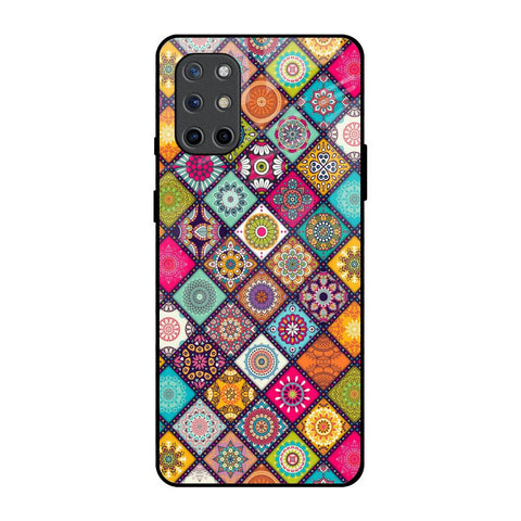 Multicolor Mandala OnePlus 8T Glass Back Cover Online