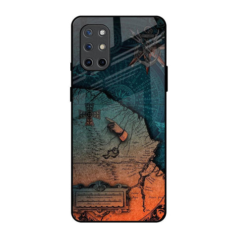 Geographical Map OnePlus 8T Glass Back Cover Online