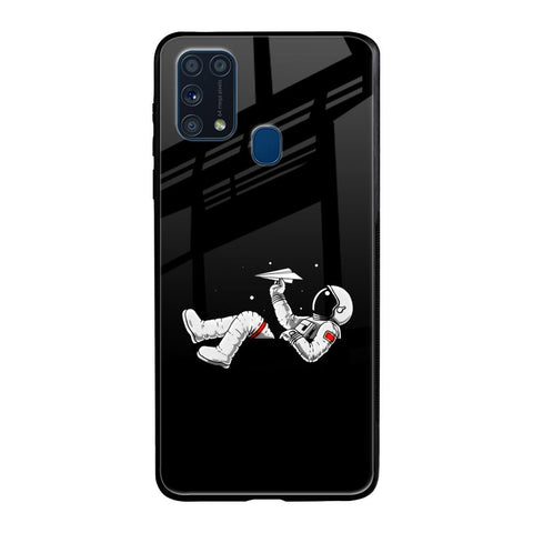 Space Traveller Samsung Galaxy M31 Prime Glass Back Cover Online
