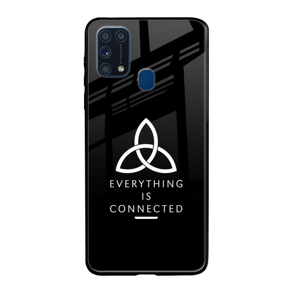 Everything Is Connected Samsung Galaxy M31 Prime Glass Back Cover Online