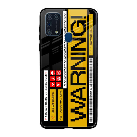 Aircraft Warning Samsung Galaxy M31 Prime Glass Back Cover Online