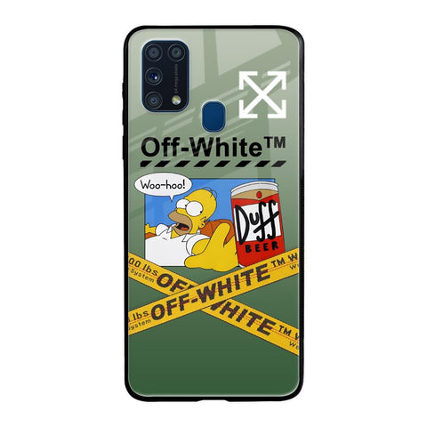 Duff Beer Samsung Galaxy M31 Prime Glass Back Cover Online