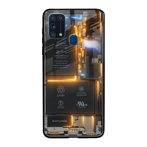 Glow Up Skeleton Samsung Galaxy M31 Prime Glass Back Cover Online