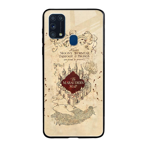 Magical Map Samsung Galaxy M31 Prime Glass Back Cover Online