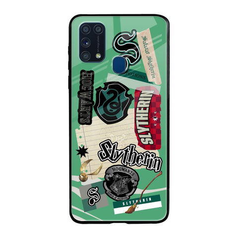 Slytherin Samsung Galaxy M31 Prime Glass Back Cover Online