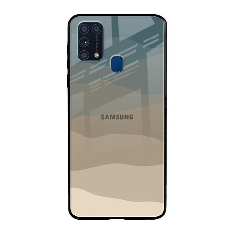 Abstract Mountain Pattern Samsung Galaxy M31 Prime Glass Back Cover Online