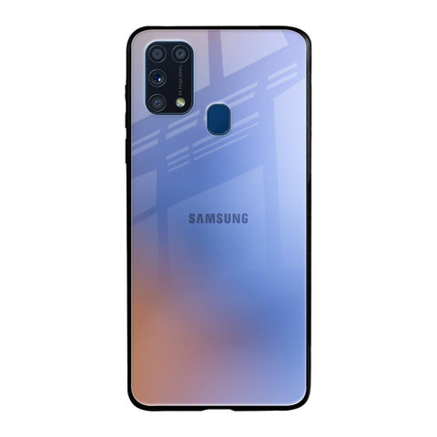 Blue Aura Samsung Galaxy M31 Prime Glass Back Cover Online