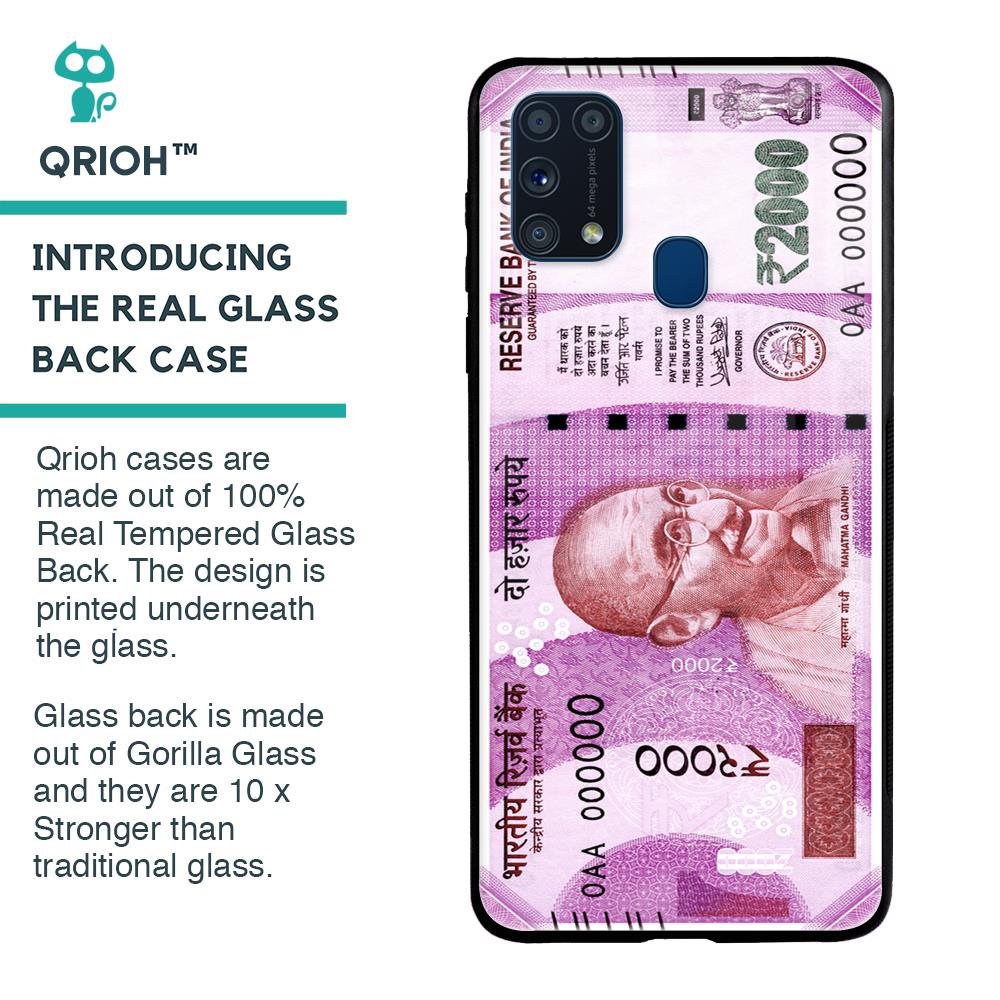 Stock Out Currency Glass Case for Samsung Galaxy M31 Prime
