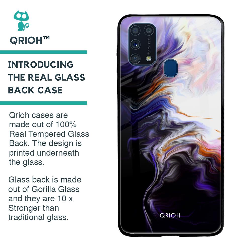 Enigma Smoke Glass Case for Samsung Galaxy M31 Prime
