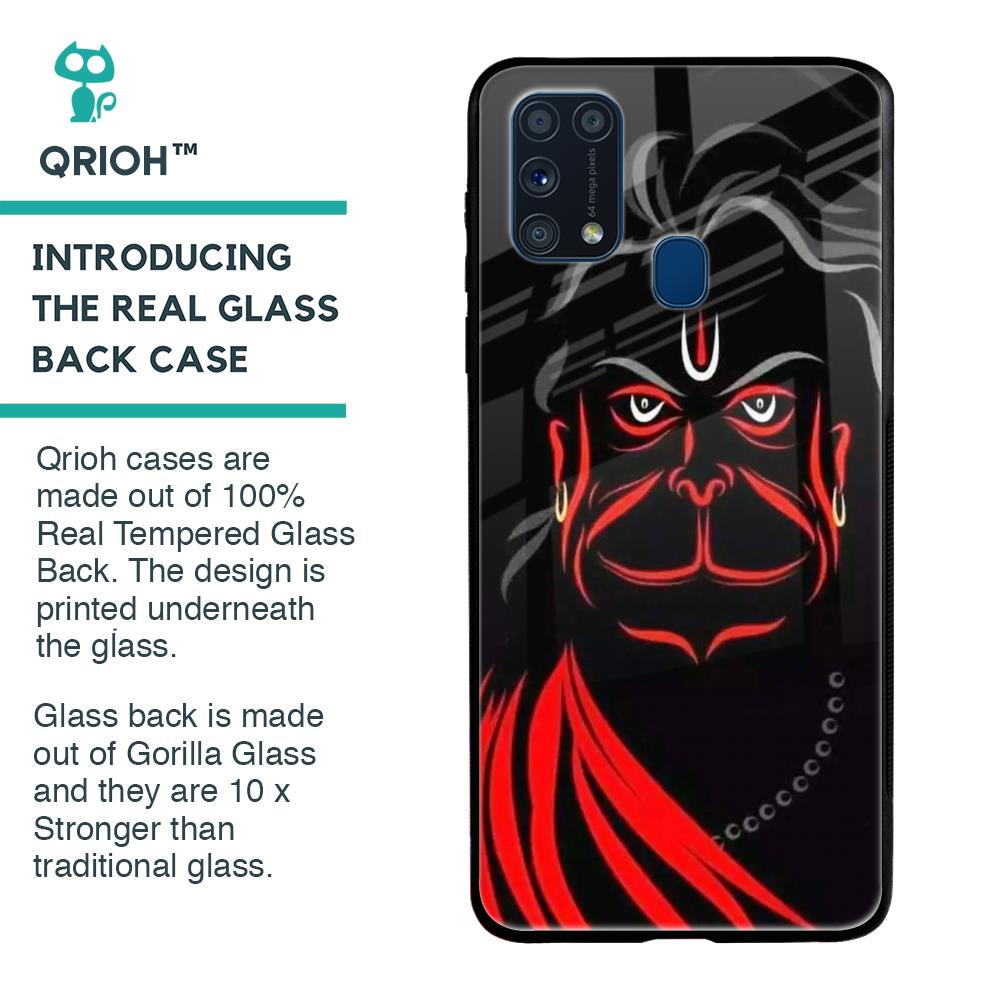 Lord Hanuman Glass Case For Samsung Galaxy M31 Prime