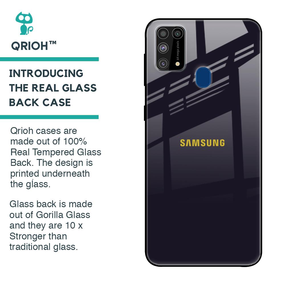 Deadlock Black Glass Case For Samsung Galaxy M31 Prime