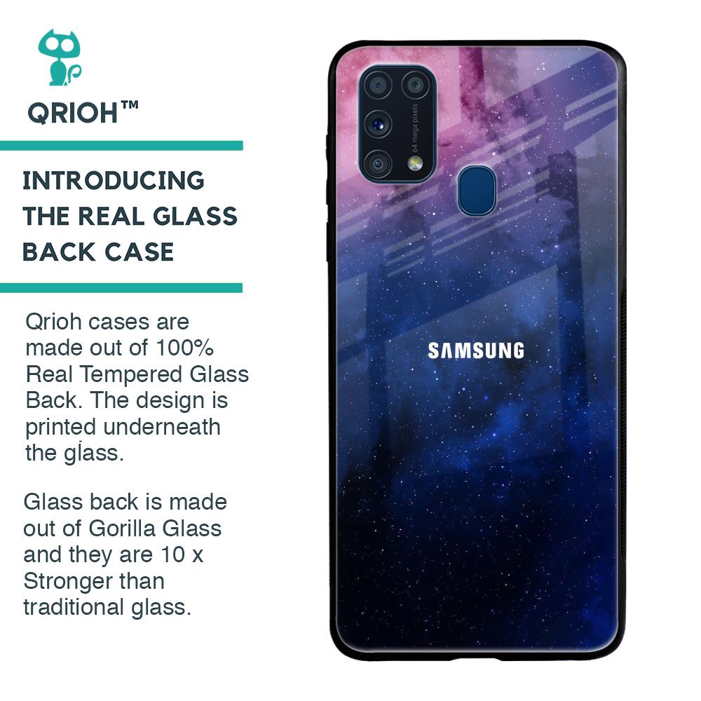 Dreamzone Glass Case For Samsung Galaxy M31 Prime